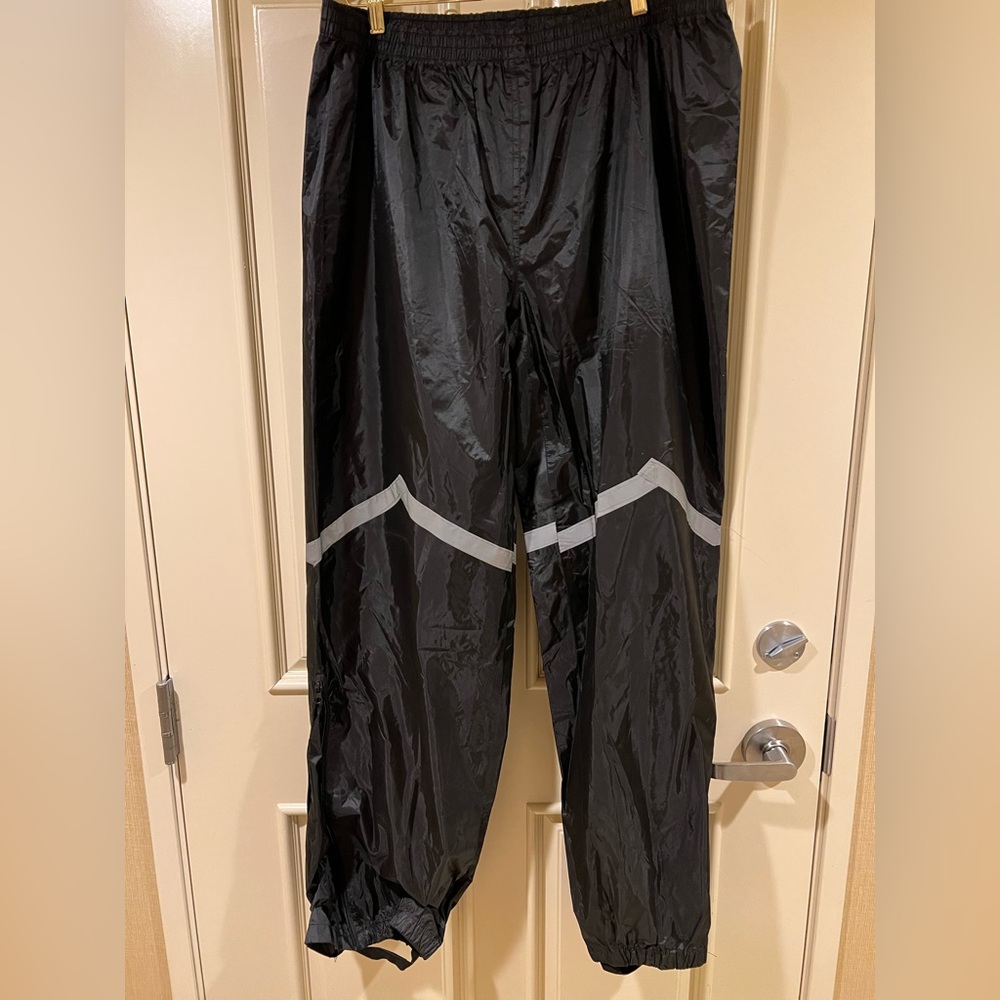 Nelson Rigg Black Stormrider Motorcycle Rain Panta